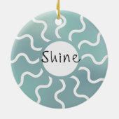 Shine Keramisch Ornament (Achterkant)