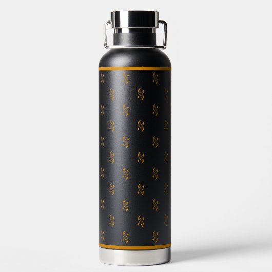 Shine logo pattern Water Bottle Waterfles (Achterkant)