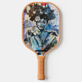 Shine Monogram Initiaal Pickleball Paddle (Voorkant)