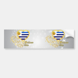 Shine on Uruguay Bumpersticker