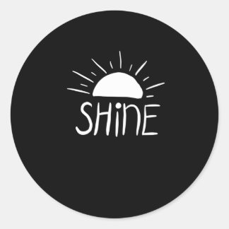 Shine Ronde Sticker
