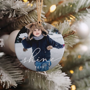 Shine Script   Foto Keramisch Ornament