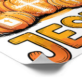 Shine With The Light Of Jesus Halloween Christian Poster (Hoek)