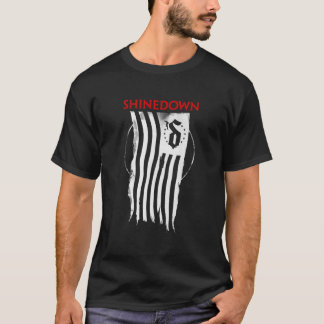Shinedown Shredded Flag T-shirt