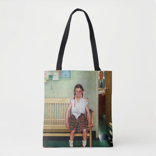 Shiner of Buiten de Kantoor van Opdrachtgever Tote Bag (Voorkant)