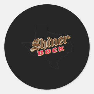 Shiner TX stad voor drinkers Ronde Sticker