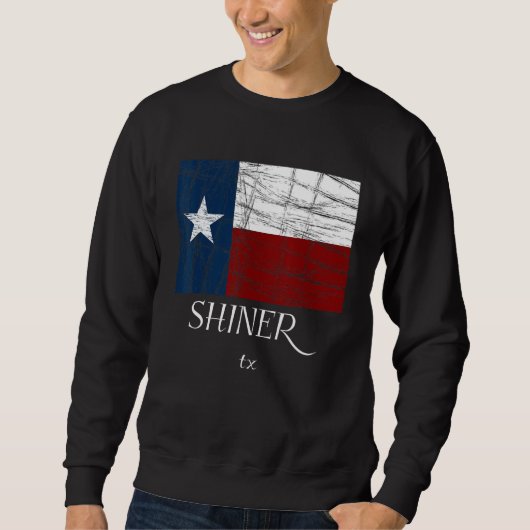 Shiner TX - Texas Vlag - City State Gift Trui (Voorkant)