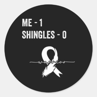 Shingles Survivor Shingles Awareness Support Recov Ronde Sticker