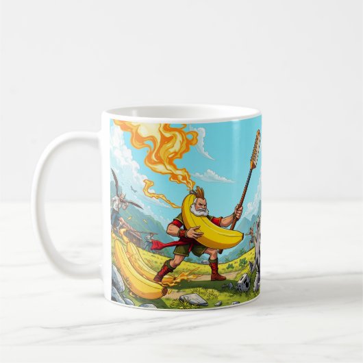 Shinguard-bananenvanger Koffiemok (Links)