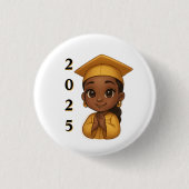 Shining Bright 2025 Afstuderen Ronde Button 3,2 Cm (Voorkant)