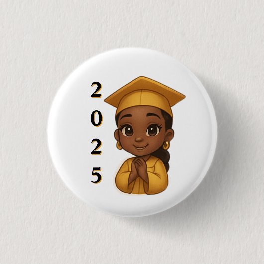 Shining Bright 2025 Afstuderen Ronde Button 3,2 Cm (Voorkant)
