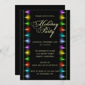 Shining Christmas Lights feestdag Kaart (Voorkant / Achterkant)