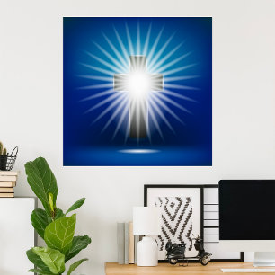 Shining Cross Poster