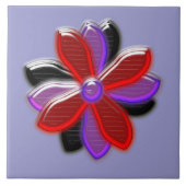 Shining Daisy Flower Tile Tegeltje (Voorkant)