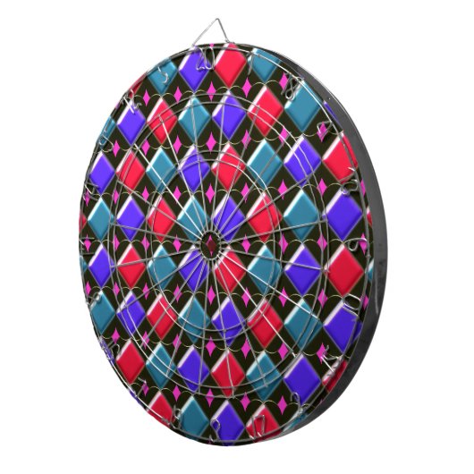 Shining Diamonds Creëer Uw Eigen Dart Board Dartbord (Voorkant Rechts)