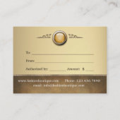 Shining Holly Berry kerstcadeaubon Kortingskaartje (Achterkant)