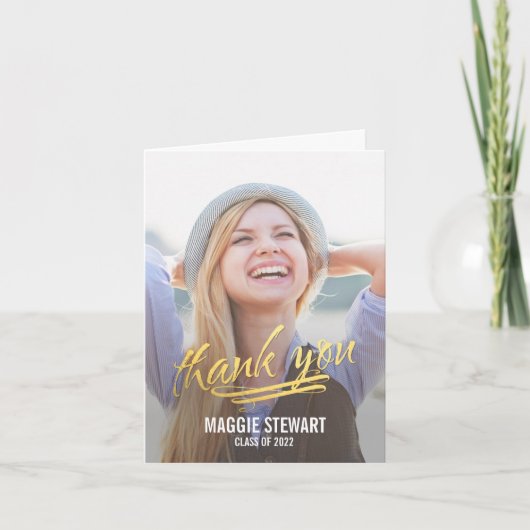 Shining Moment Afstuderen Hartelijk dank Bedankkaart (Voorkant)