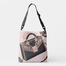 Shining O Pink Purse AI-kunst Crossbody Tas