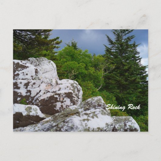 Shining Rock Post Card Briefkaart (Voorkant)