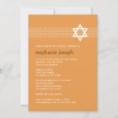 Shining Star Bat Mitzvah Uitnodiging (Voorkant)