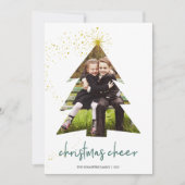 Shining Star | kerstfoto Feestdagenkaart (Voorkant)