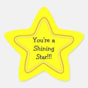 Shining Star Ster Sticker