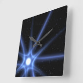 Shining Star Vierkante Klok (Hoek)