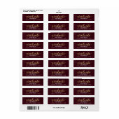 Shining Strong bewerkbaar Kleur Afstuderen Label (Full Sheet)