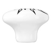 Shining Sun Crescent Moon Thunder_Cove Keramische Knop (Zijkant)