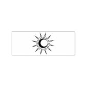 Shining Sun Crescent Moon Thunder_Cove Rubberstempel (Gestempeld)