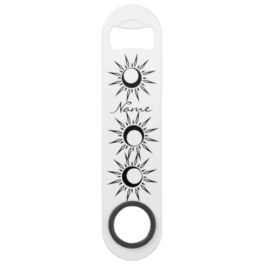 Shining Sun Crescent Moon Thunder_Cove Speed Flessenopener (Achterkant)