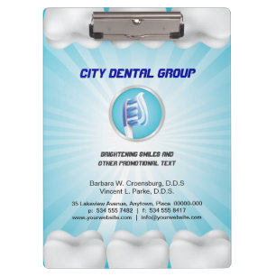 Shining Teeth Dentist Klembord