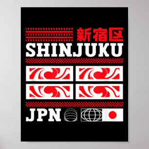 Shinjuku Japan Tokyo District Japans Poster