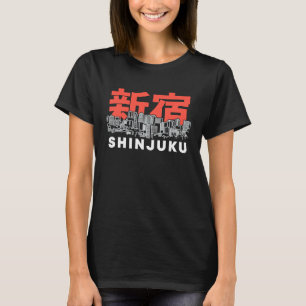 Shinjuku Tokyo Japan Souvenir Japanse Kanji Chara T-shirt