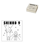 "Shinko 9" Deep Breathing Rubberstempel (Gestempeld)