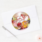 Shinning Flowers Glass Art Stickers (Enveloppe)