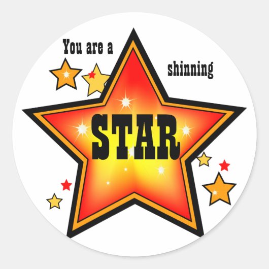 Shinning Star Award sticker (Voorkant)