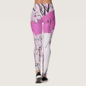 SHINNY PINK LEGGINGS (Achterkant)