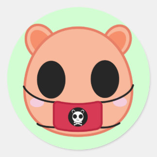 Shino de Eekhoorn (Hoofd) Ronde Sticker