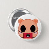 Shino the Squirrel (Head) Ronde Button 5,7 Cm (Voorkant /achterkant)