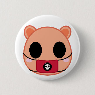 Shino the Squirrel (Head) Ronde Button 5,7 Cm