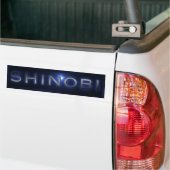 Shinobi Blue Sun Burst Bumpersticker (Op Truck)