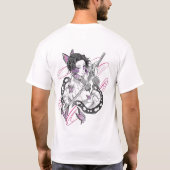 Shinobu Kocho Inspired Anime T-Shirt (Achterkant)