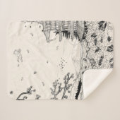 Shinto Shrine Fuji Edo Period Japan Shogun Inspire Sherpa Deken (Voorkant (horizontaal))