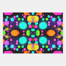 shiny Abstract art Inpakpapier Vel