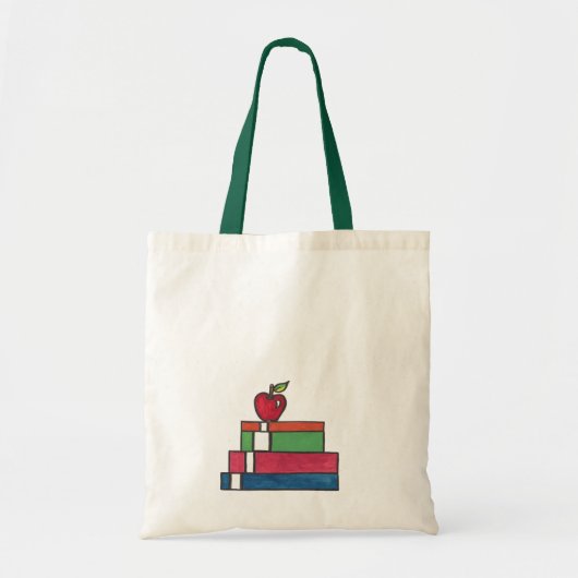 Shiny Apple, canvas tas boeken (Voorkant)