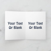 Shiny Blue Dreidel Feestdagen Kaart (Binnen)