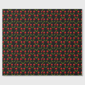 Shiny Cherries Pattern Cadeaupapier (Vlak)