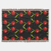 Shiny Cherries Pattern Deken (Voorkant)