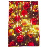 Shiny Christmas Ball Cluster Delight Medium Cadeauzakje (Achterkant)